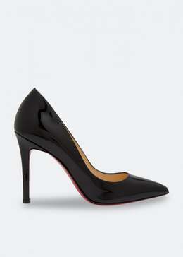 Christian Louboutin: Чёрные туфли  Pigalle 100