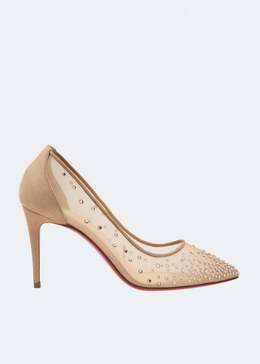 Christian Louboutin: Бежевые туфли 