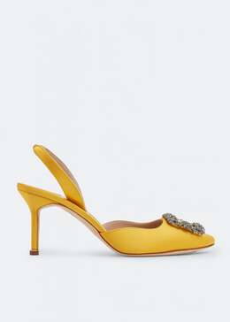 Manolo Blahnik: Жёлтые туфли 