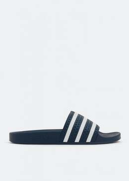 Adidas: Тёмные шлёпанцы  Adilette