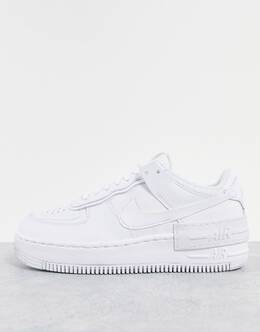 Nike: Белые кроссовки  Air Force 1 Shadow