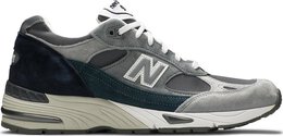 New Balance: Серые кроссовки  991