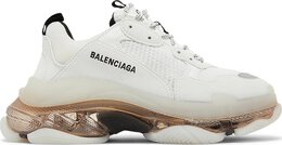 Balenciaga: Белые кроссовки  Triple S