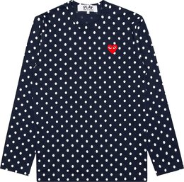 Comme Des Garçons Play: Синяя футболка  Heart