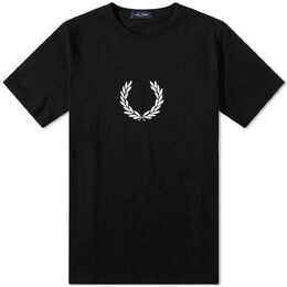 Fred Perry: Чёрная футболка  Laurel Wreath