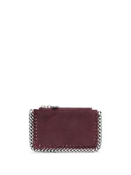 Stella McCartney: Фиолетовый картхолдер Falabella