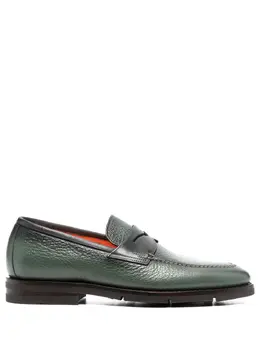 Santoni: Тёмные туфли 