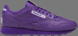 Reebok: Фиолетовые кроссовки  Classic Leather