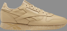 Reebok: Коричневые кроссовки  Classic Leather