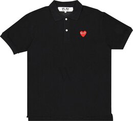 Comme Des Garçons Play: Чёрное поло 