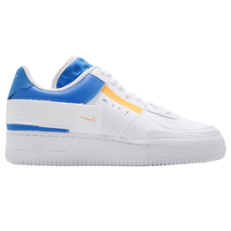 Nike: Голубые кроссовки  Air Force 1 Type