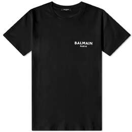 Balmain: Чёрная футболка