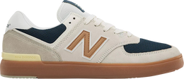 New Balance: Белые кроссовки  All Coasts 574