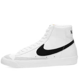 Nike: Белые кроссовки Blazer Mid 77