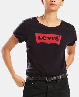 Levi's: Чёрная футболка  Perfect