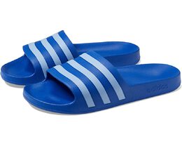 Adidas: Голубые сандалии Adilette Aqua