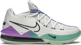 Nike: Тёмные кроссовки  Lebron 17 Low