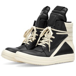 Rick Owens: Чёрные кроссовки Geobasket