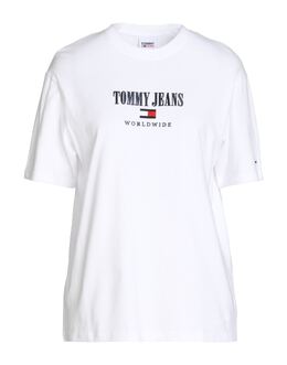 TOMMY JEANS: Белая футболка 