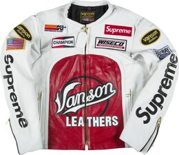 Supreme: Кожаная куртка  Vanson