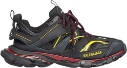 Balenciaga: Чёрные кроссовки  Track