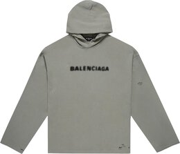 Balenciaga: Чёрная толстовка 