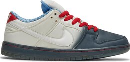 Nike: Серые кроссовки  Dunk Low Premium SB