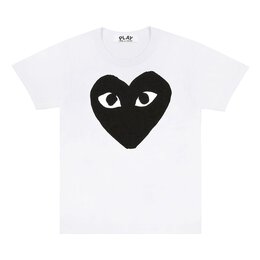 Comme Des Garçons Play: Чёрная футболка  Heart