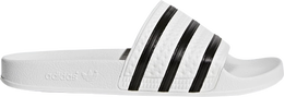 Adidas: Белые шлёпанцы  Adilette