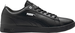 PUMA: Чёрные кроссовки  Smash V2