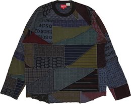 Supreme: Жаккардовый свитшот 