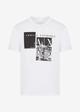 Armani Exchange: Хлопковая футболка