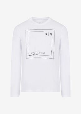 Armani Exchange: Хлопковая футболка