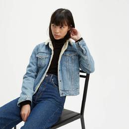 Levi's: Синяя куртка 