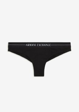 Armani Exchange: Чёрные трусы  Icon