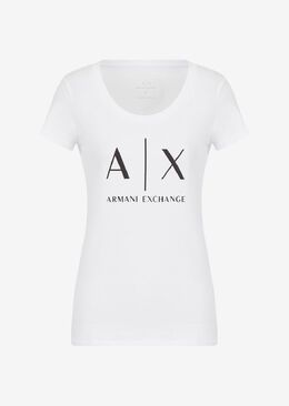 Armani Exchange: Хлопковая футболка 