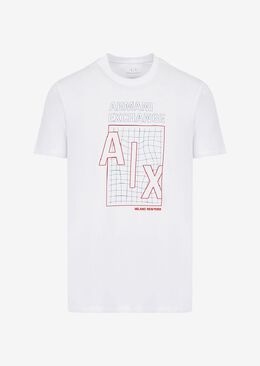 Armani Exchange: Белая футболка