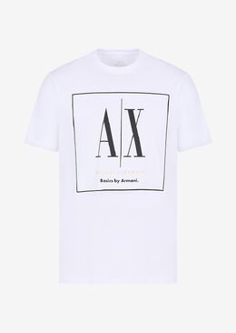 Armani Exchange: Белая футболка