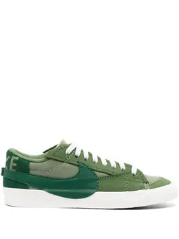 Nike: Тёмные кроссовки Blazer Low