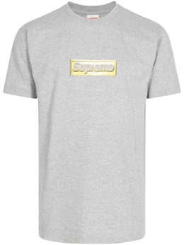 Supreme: Жёлтая футболка  Box Logo