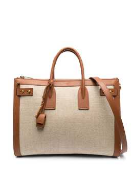 Saint Laurent: Коричневая сумка-шоппер  Sac de Jour