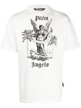 Palm Angels: Футболка с принтом 