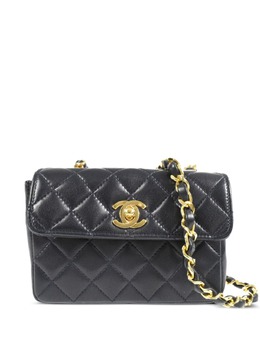 CHANEL Pre-Owned: Синяя сумка 