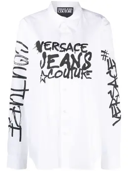 Versace Jeans Couture: Футболка с принтом