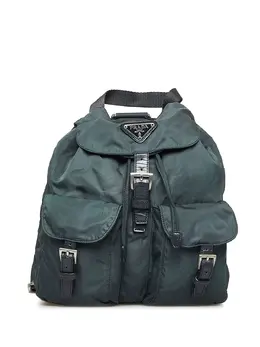 Prada Pre-Owned: Тёмный рюкзак