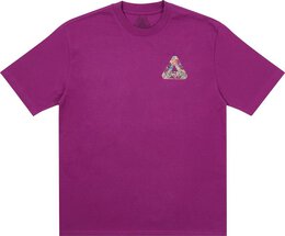 Palace: Фиолетовая футболка 