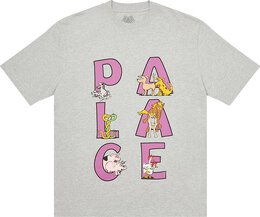 Palace: Серая футболка 