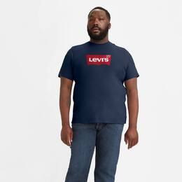 Levi's: Синяя футболка 