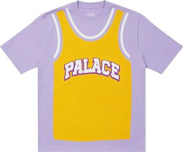 Palace: Фиолетовая футболка 