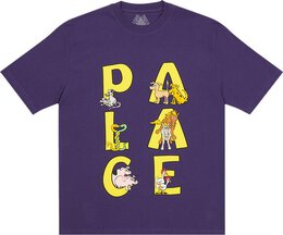 Palace: Фиолетовая футболка 